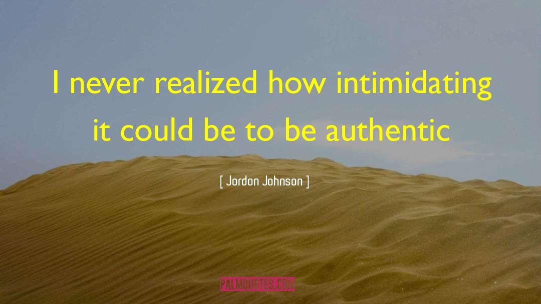 True Authentic Self quotes by Jordon Johnson
