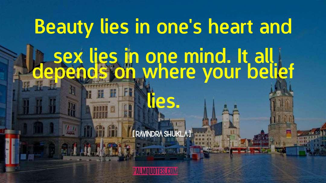 True Beauty Lies In Your Heart quotes by Ravindra Shukla