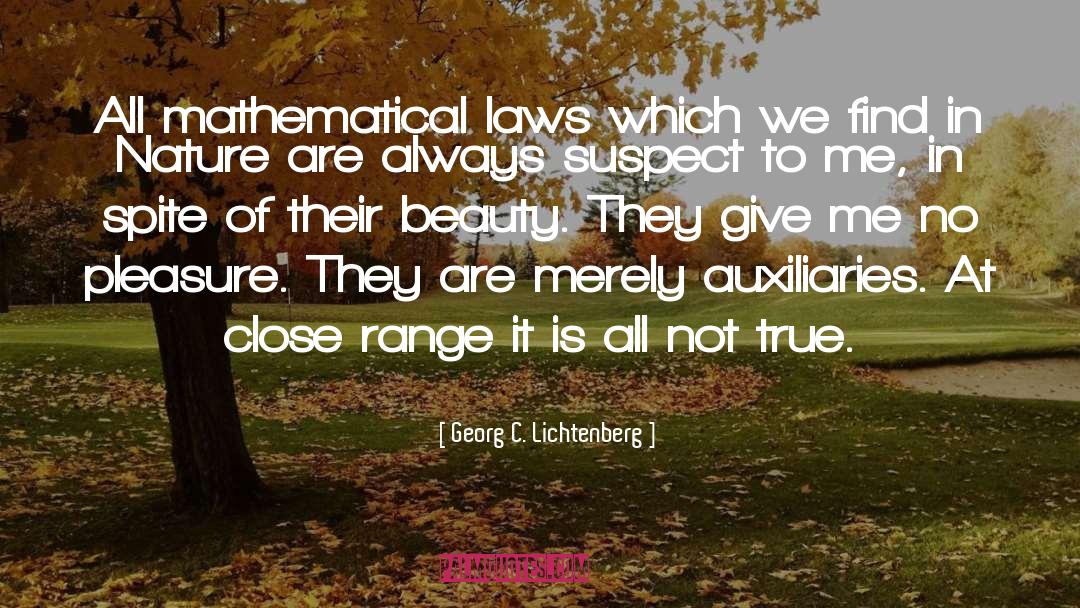 True Beauty quotes by Georg C. Lichtenberg