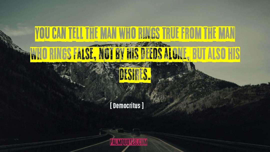 True Calling quotes by Democritus