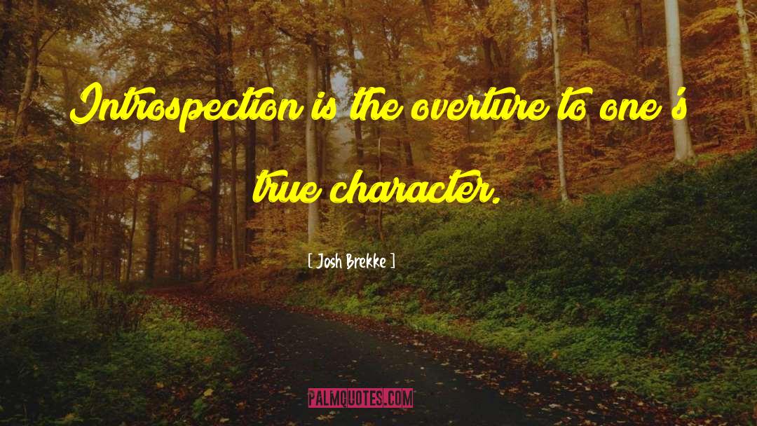 True Character Is Revealed quotes by Josh Brekke