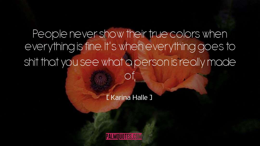 True Colors quotes by Karina Halle