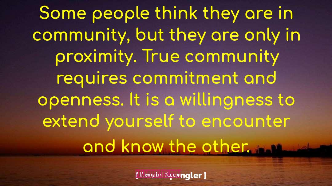 True Community quotes by David Spangler