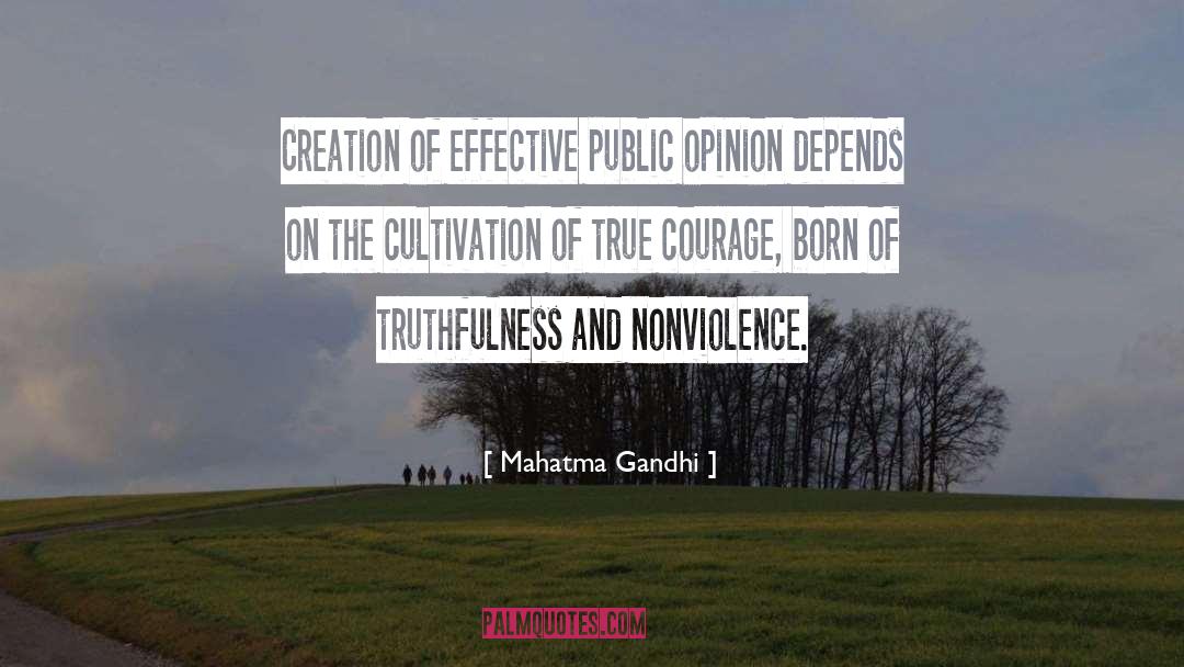 True Courage quotes by Mahatma Gandhi