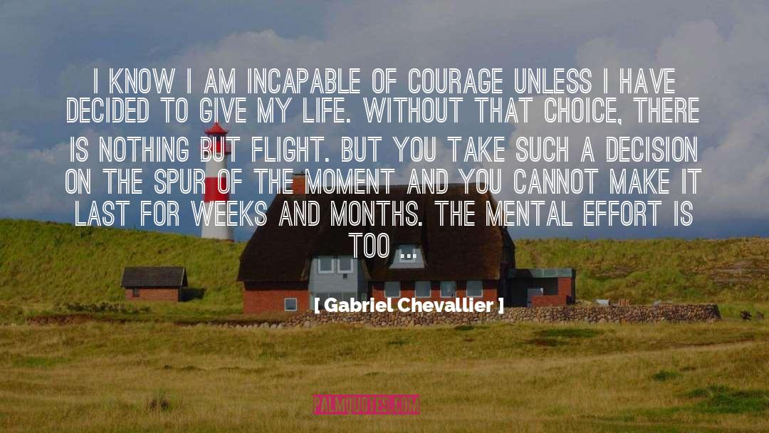 True Courage quotes by Gabriel Chevallier