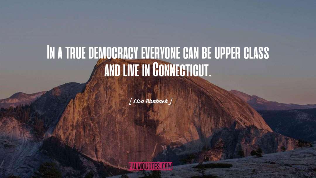 True Democracy quotes by Lisa Birnbach