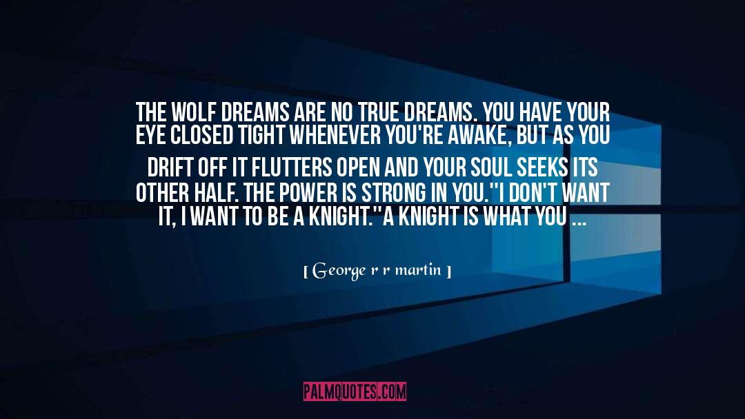 True Dreams quotes by George R R Martin
