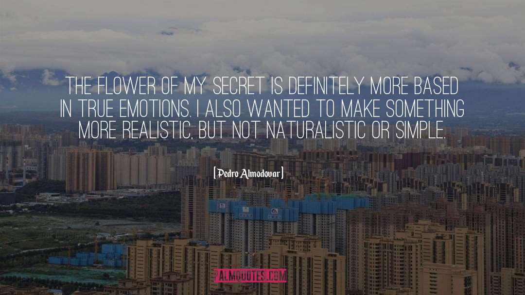 True Emotions quotes by Pedro Almodovar