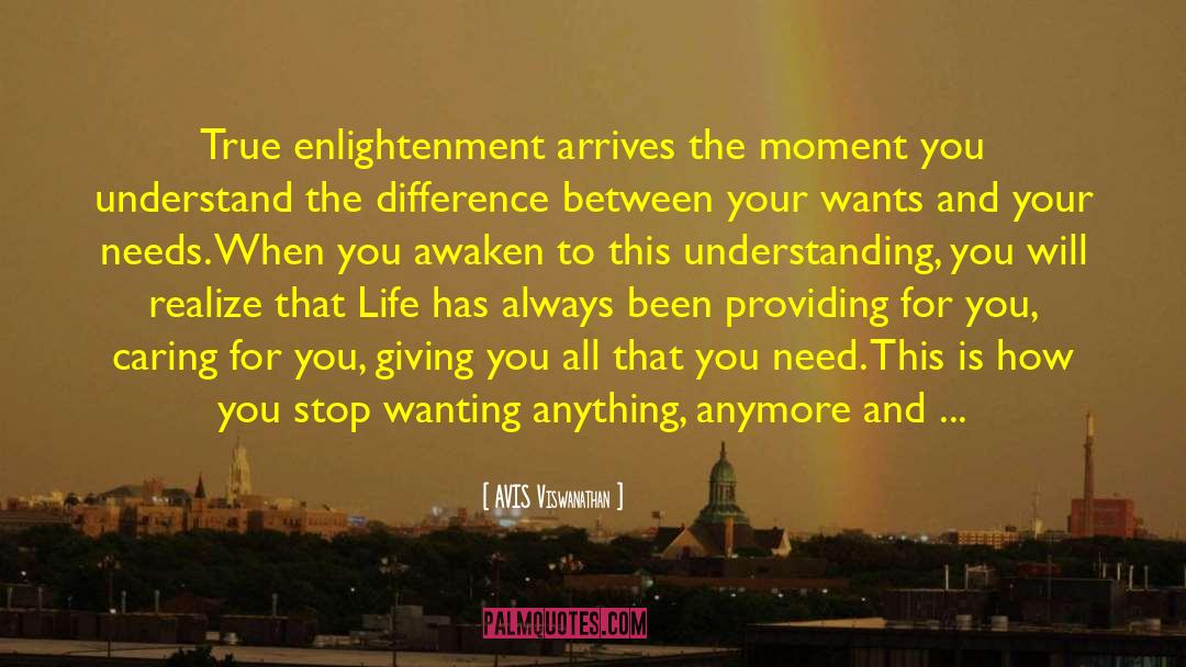 True Enlightenment quotes by AVIS Viswanathan