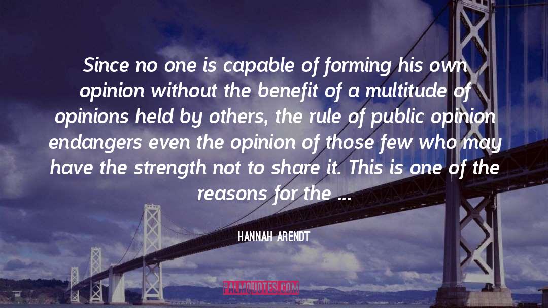 True Expectations quotes by Hannah Arendt