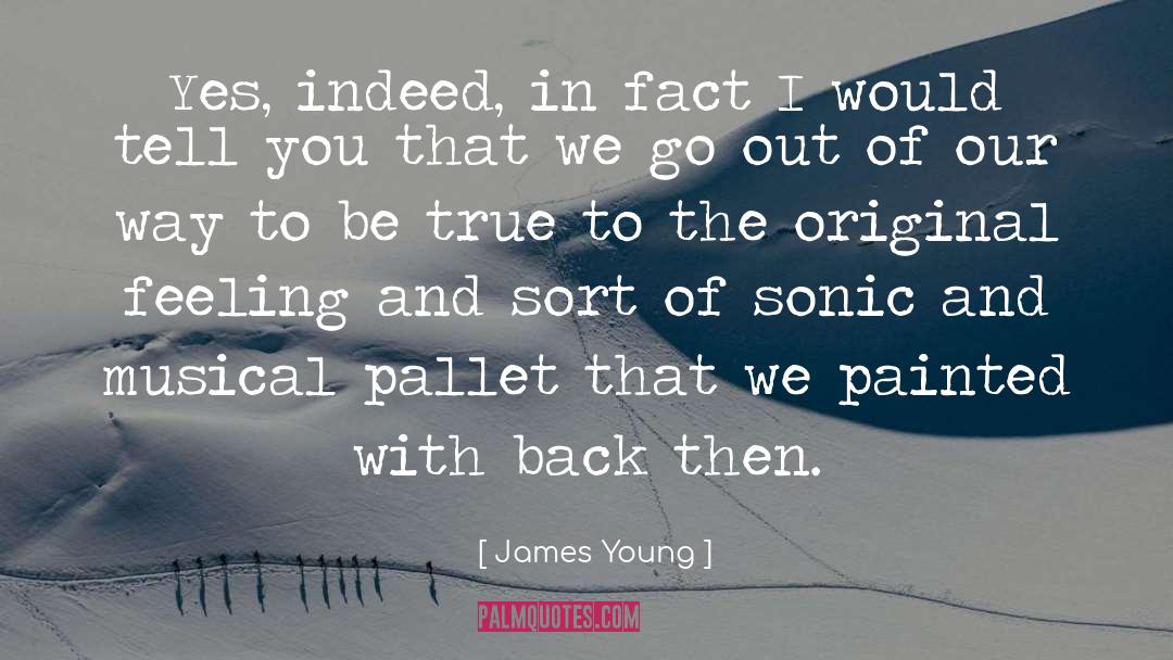 True Fact quotes by James Young