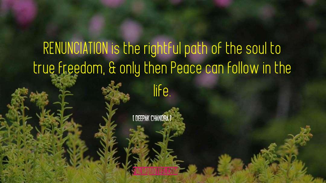 True Freedom quotes by Deepak Chandra