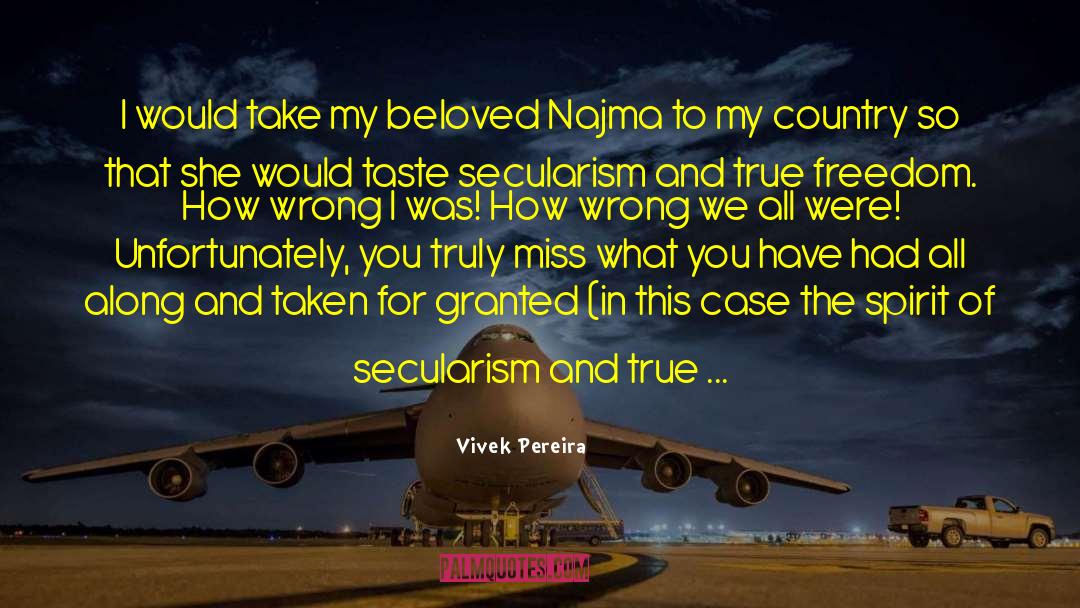 True Freedom quotes by Vivek Pereira