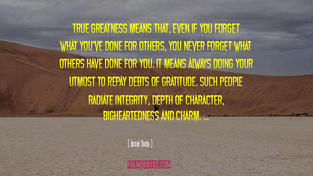 True Greatness quotes by Josei Toda