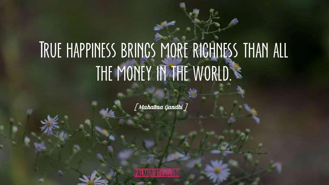 True Happiness quotes by Mahatma Gandhi