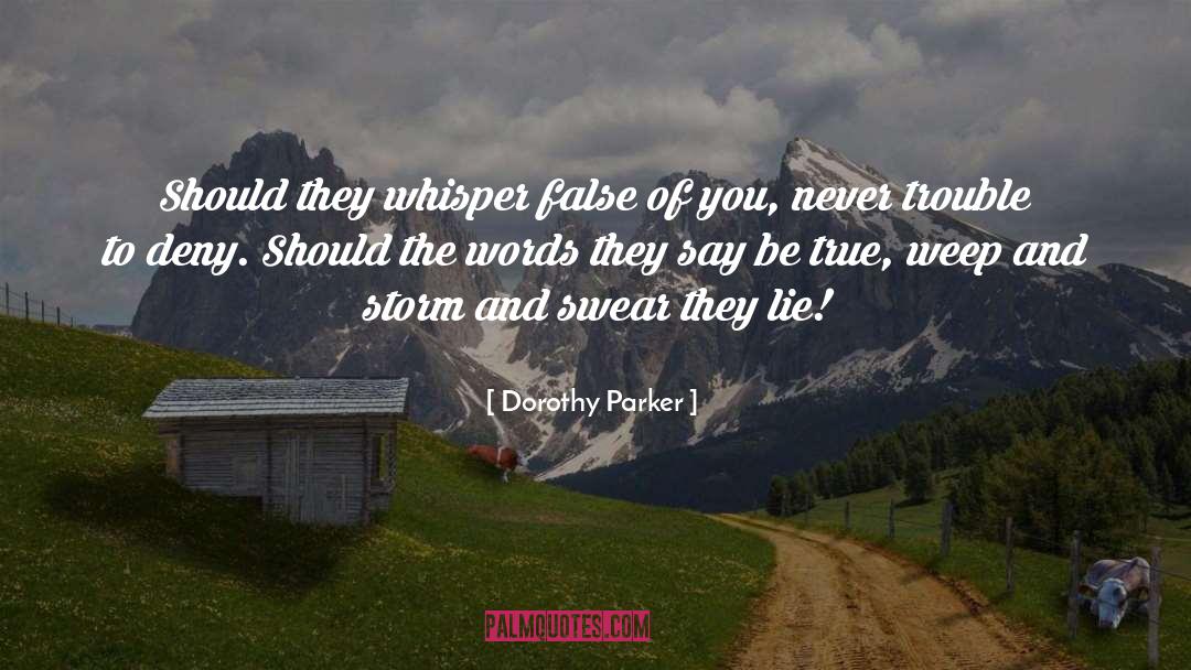 True Integrity quotes by Dorothy Parker