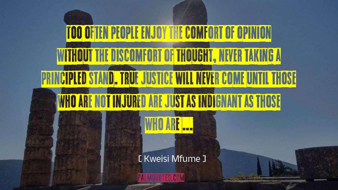 True Justice quotes by Kweisi Mfume