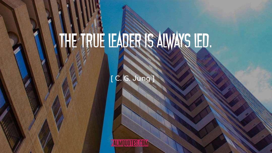 True Leader quotes by C. G. Jung