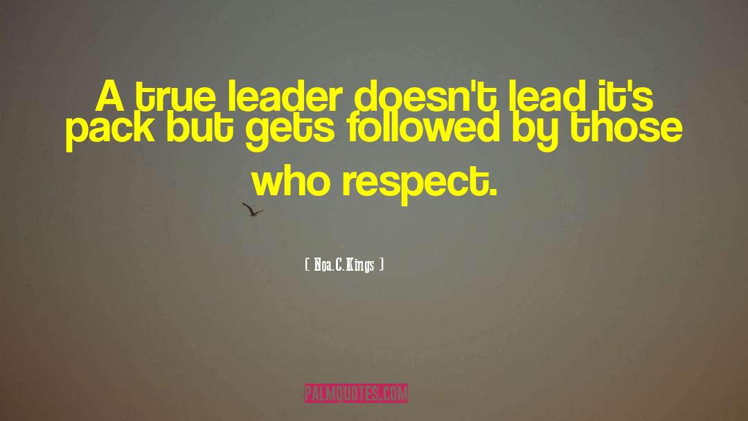 True Leader quotes by Noa.C.Kings