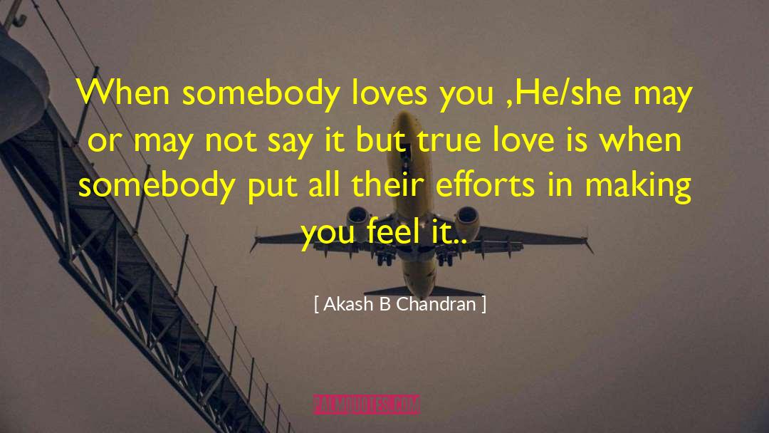 True Love Is Forever quotes by Akash B Chandran