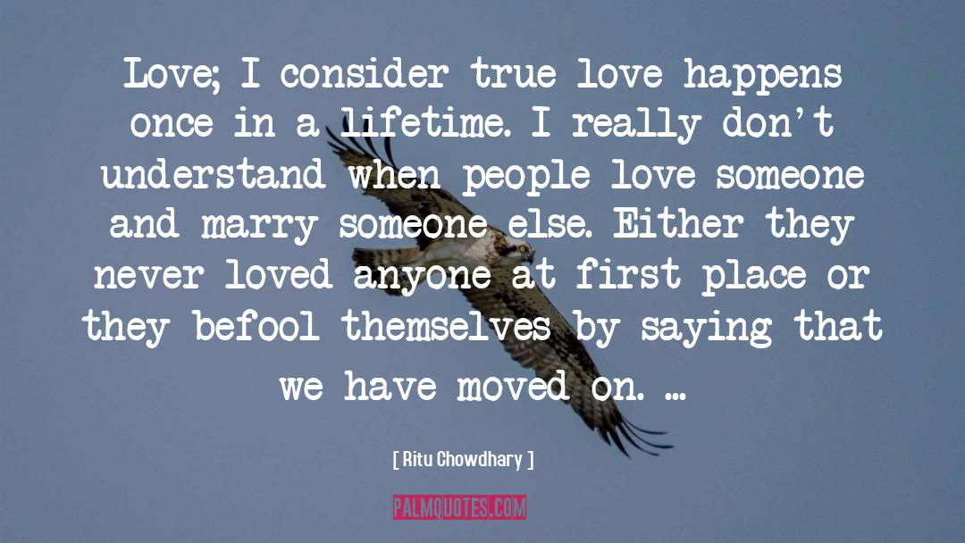 True Love quotes by Ritu Chowdhary