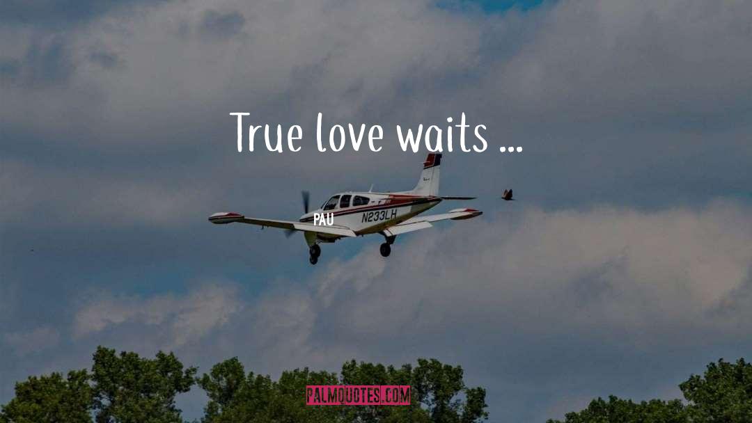 True Love Waits quotes by Pau