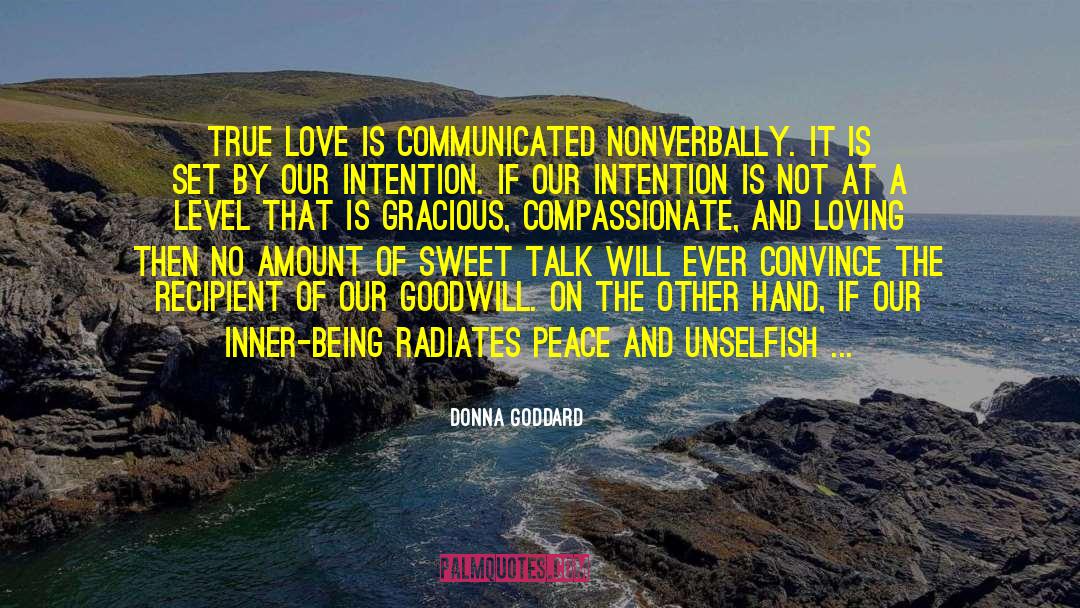 True Loving Not Wanting quotes by Donna Goddard