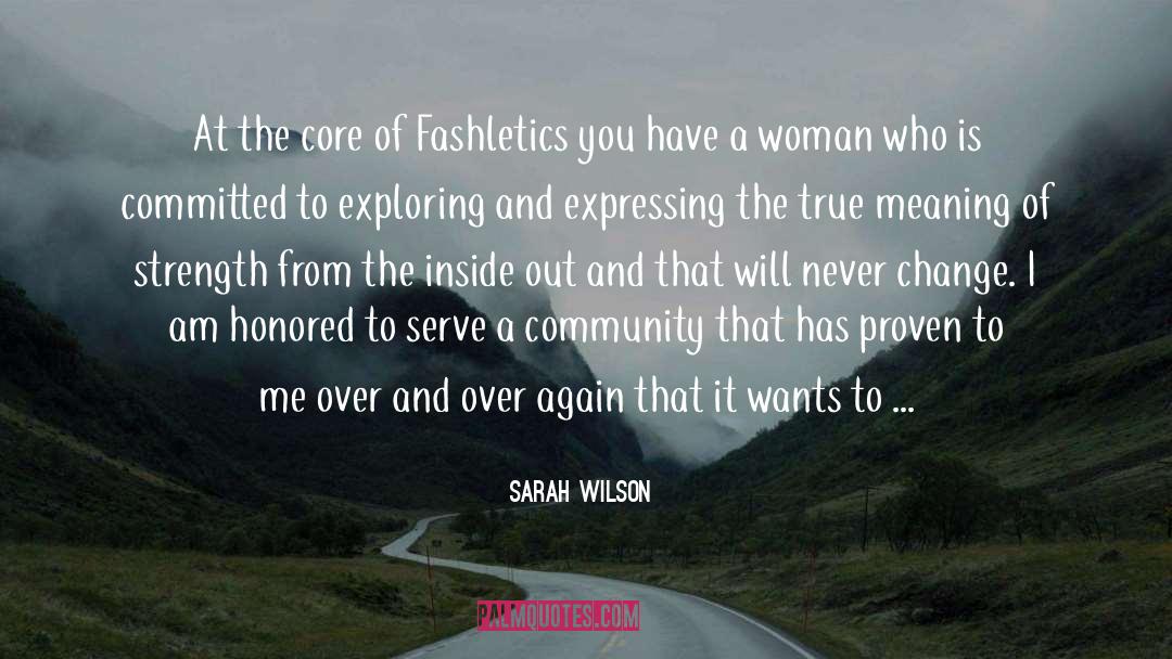True Meaning quotes by Sarah Wilson