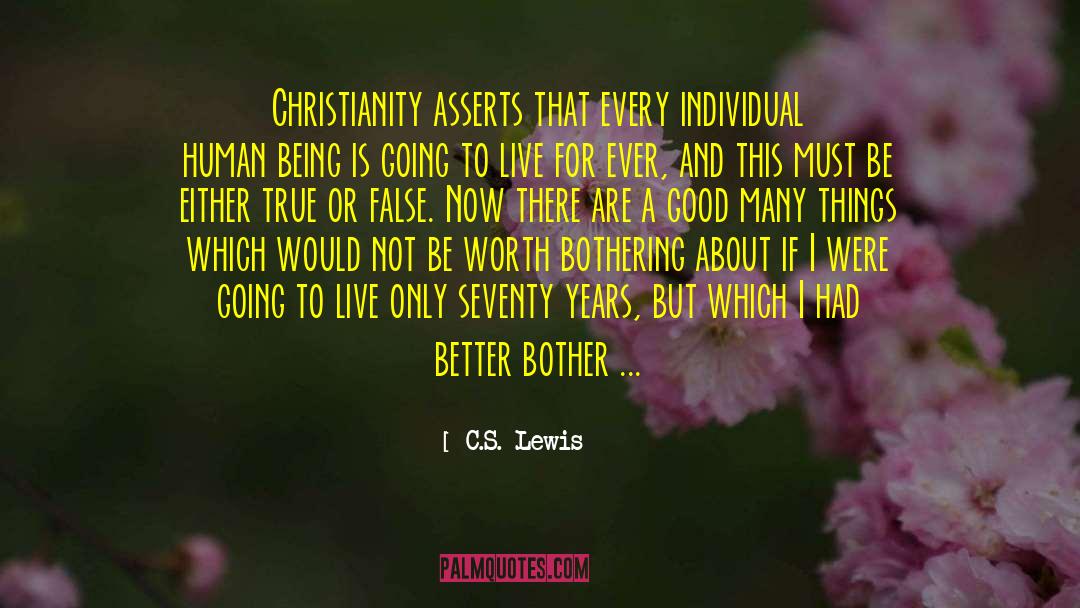 True Or False quotes by C.S. Lewis