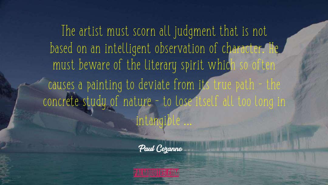 True Path quotes by Paul Cezanne