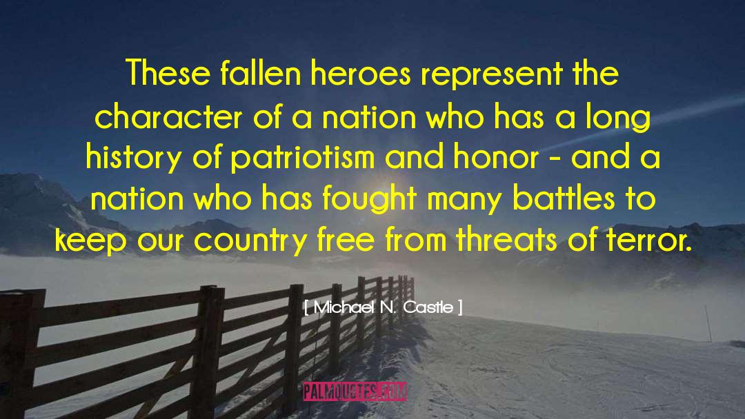 True Patriotism quotes by Michael N. Castle
