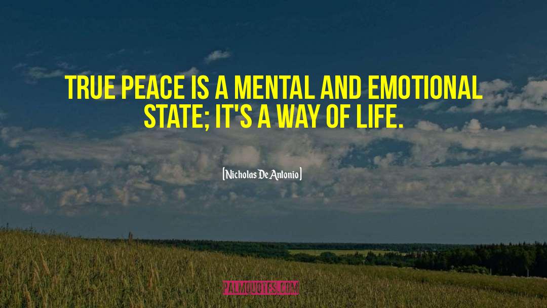 True Peace quotes by Nicholas DeAntonio