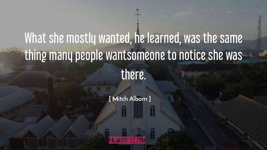 True People quotes by Mitch Albom