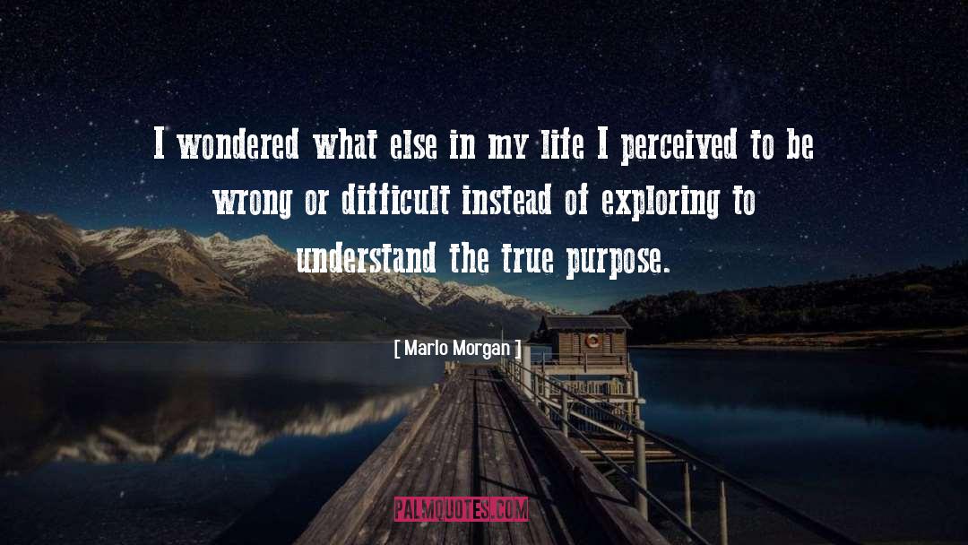 True Purpose Of Soul Mate quotes by Marlo Morgan