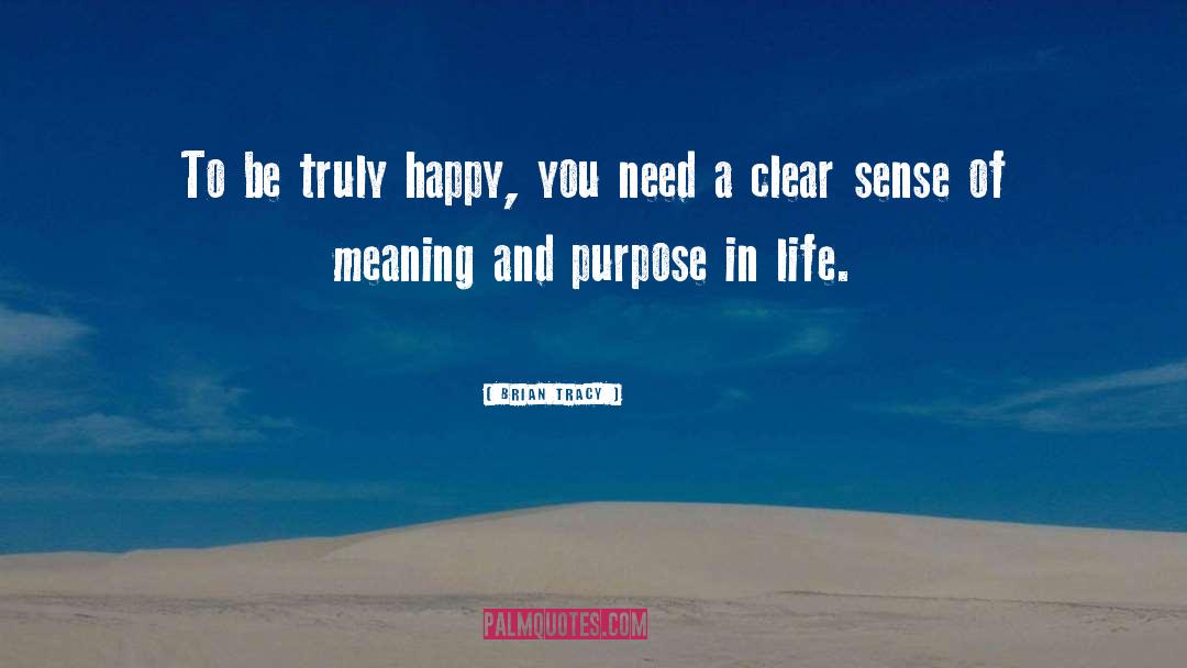 True Purpose quotes by Brian Tracy