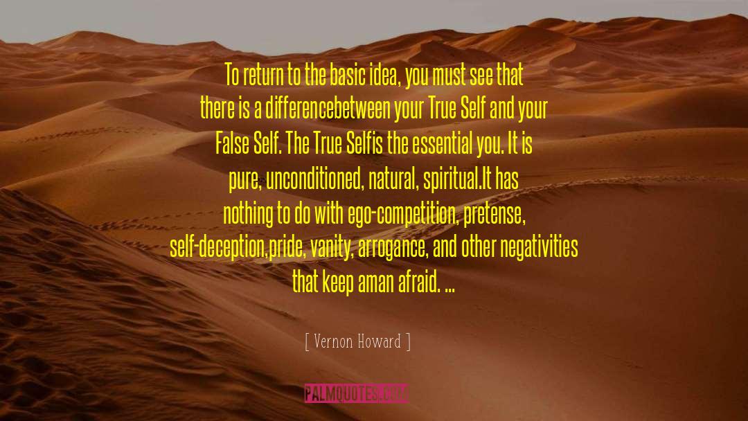 True Self quotes by Vernon Howard