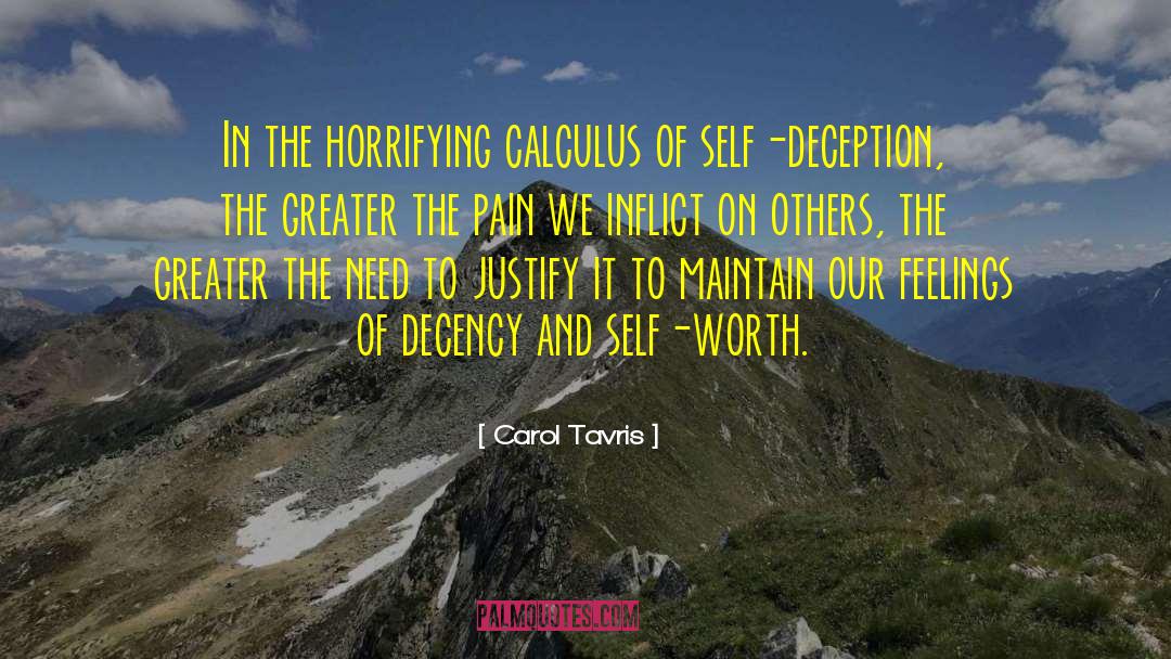 True Self Worth quotes by Carol Tavris