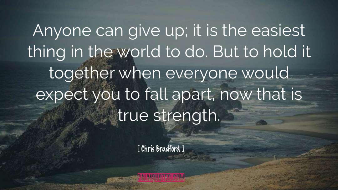 True Strength quotes by Chris Bradford