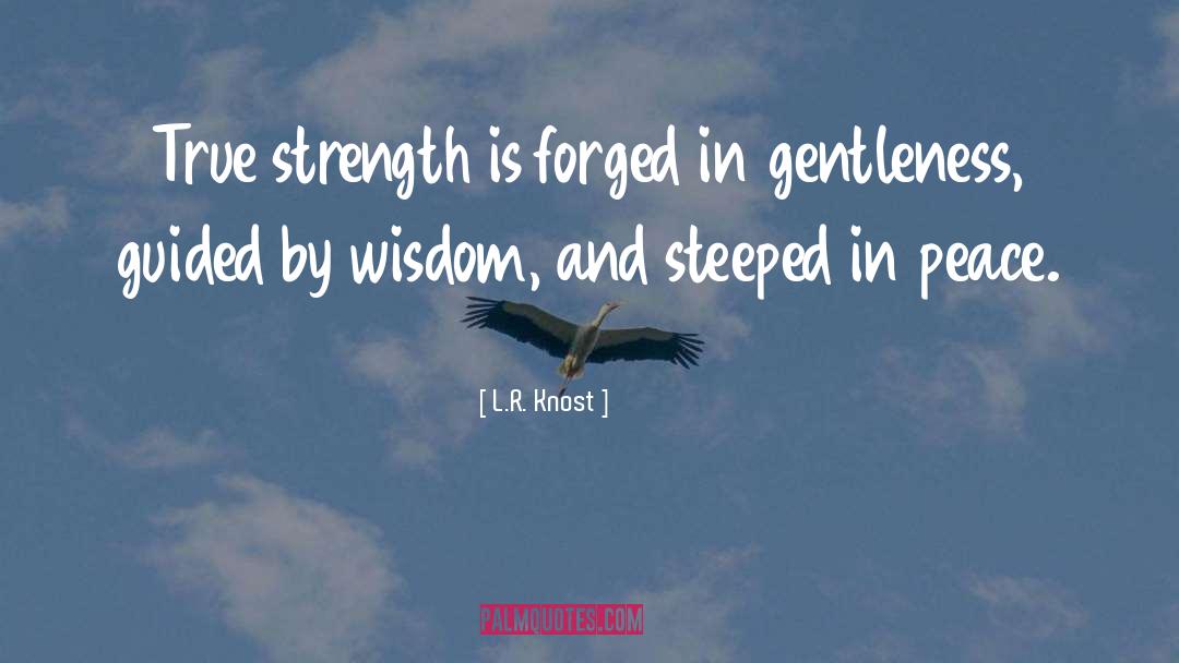 True Strength quotes by L.R. Knost