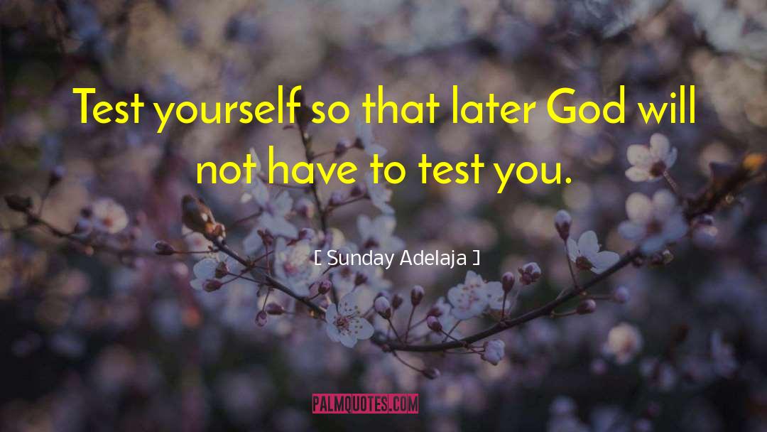 True Test Of Leadership quotes by Sunday Adelaja