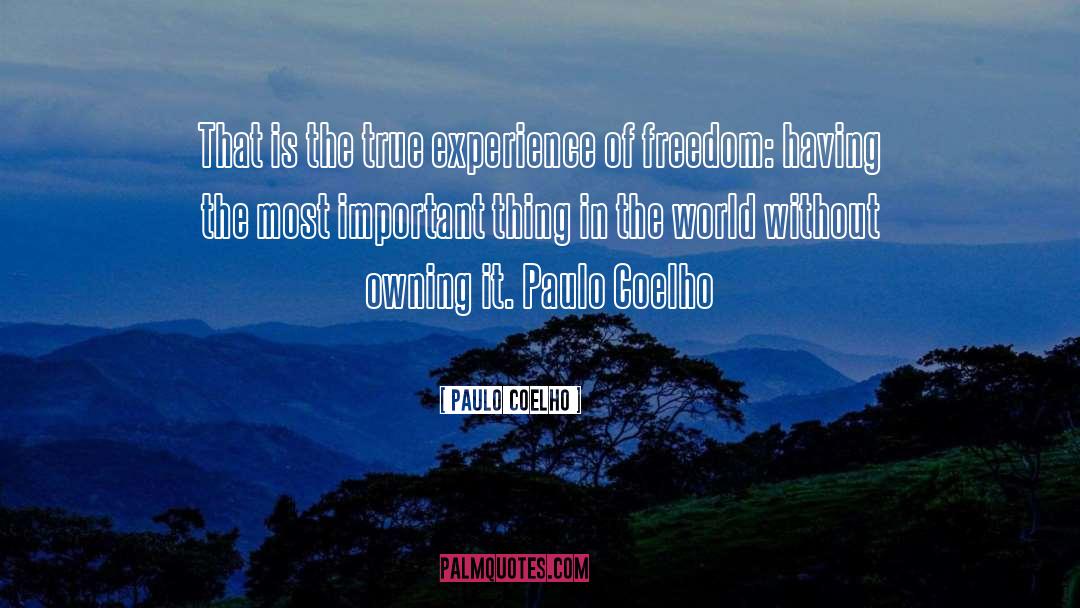 True Things quotes by Paulo Coelho