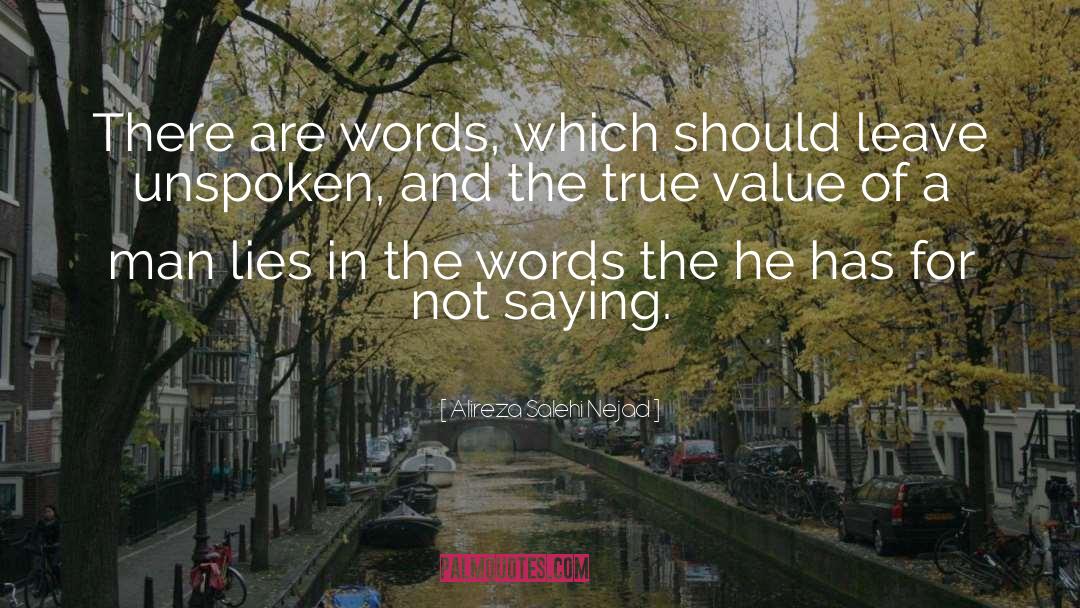 True Value quotes by Alireza Salehi Nejad