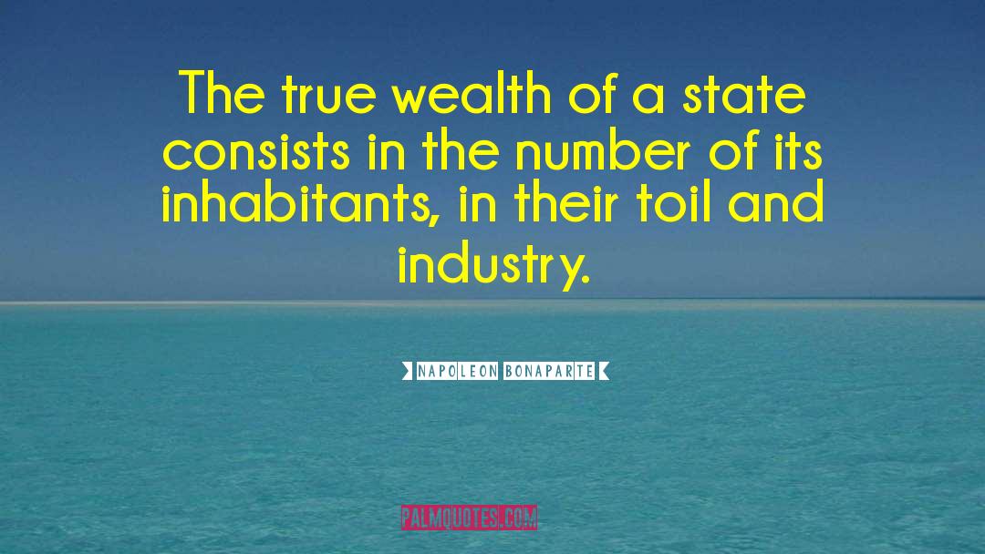 True Wealth quotes by Napoleon Bonaparte