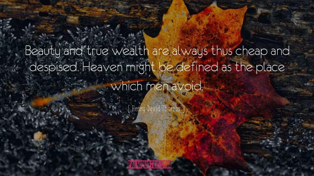 True Wealth quotes by Henry David Thoreau