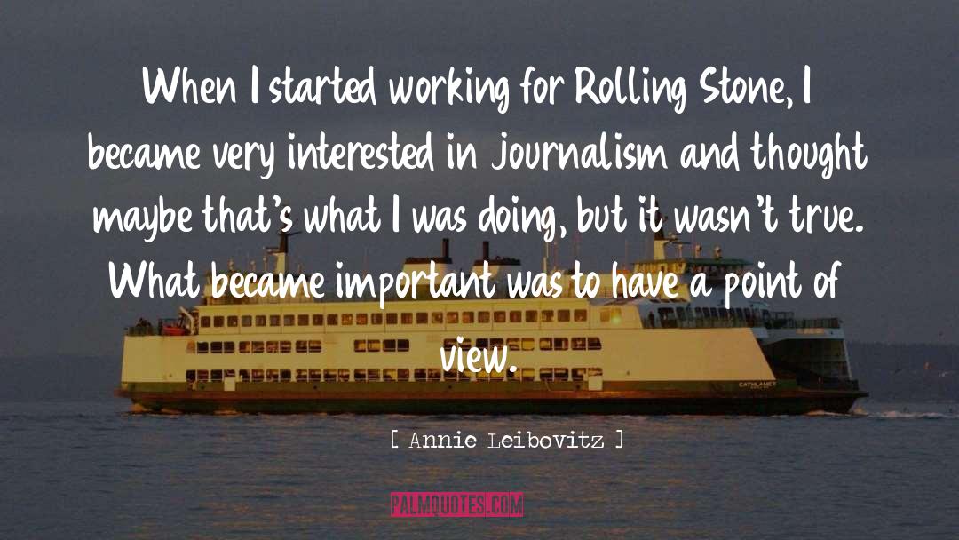 True What quotes by Annie Leibovitz