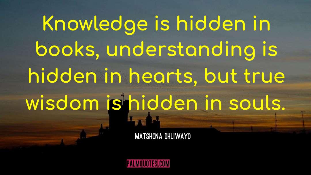 True Wisdom quotes by Matshona Dhliwayo