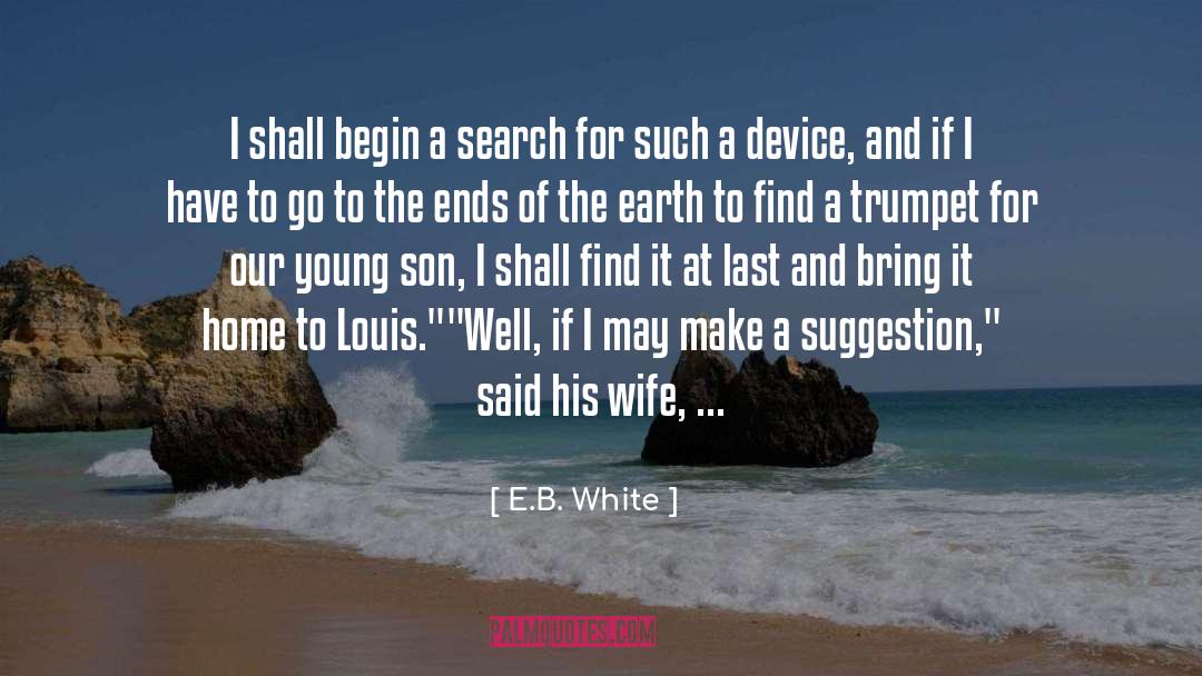 Trumpet quotes by E.B. White