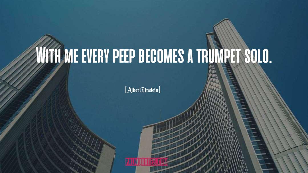 Trumpet quotes by Albert Einstein