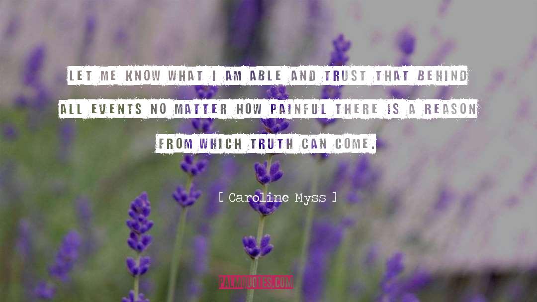 Trust And Love quotes by Caroline Myss