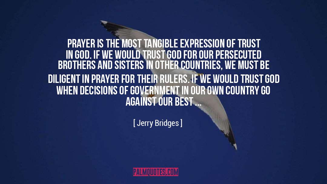 Trust God quotes by Jerry Bridges